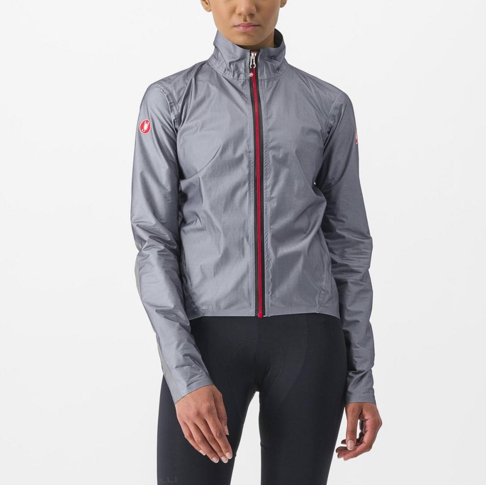 castelli castelli giacca donna tempesta lite w jacket - gray