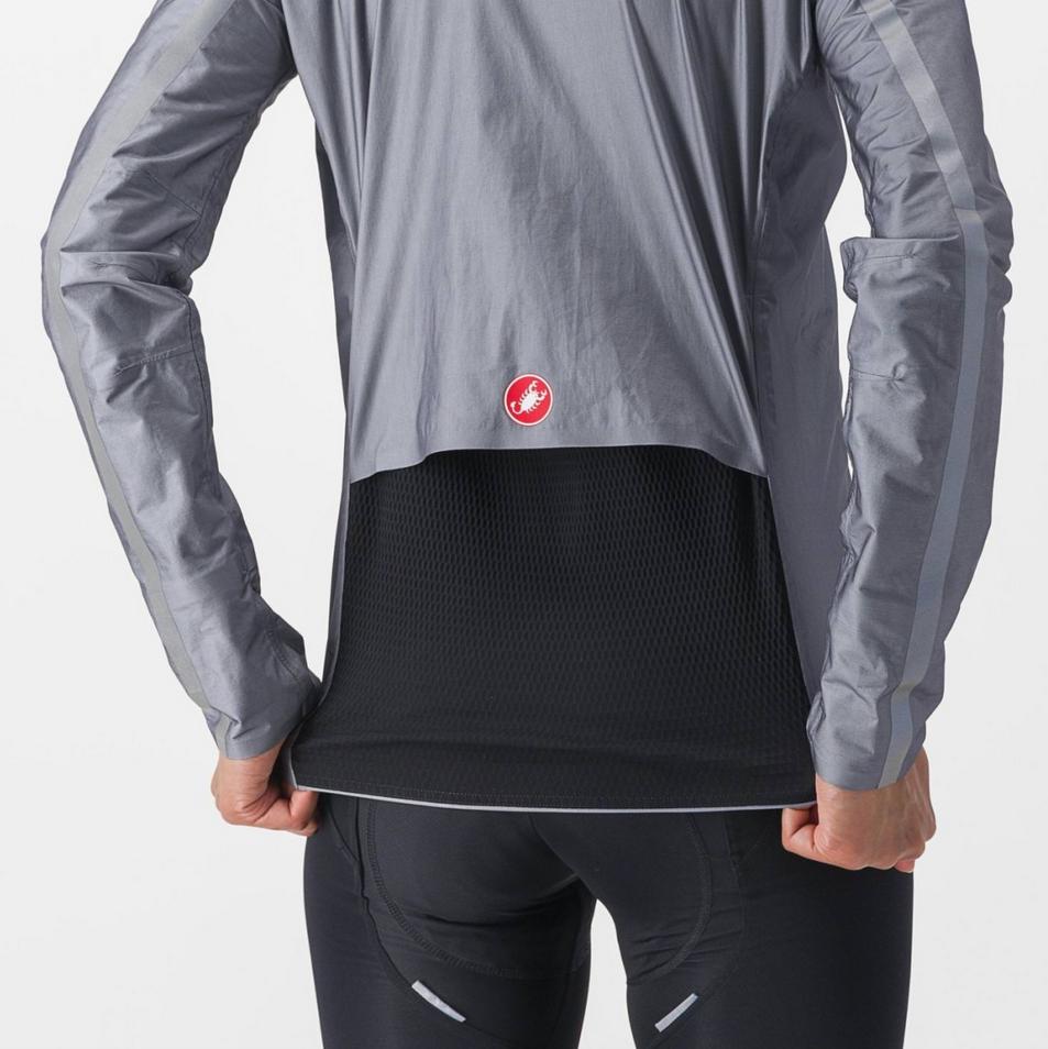 castelli castelli giacca donna tempesta lite w jacket - gray