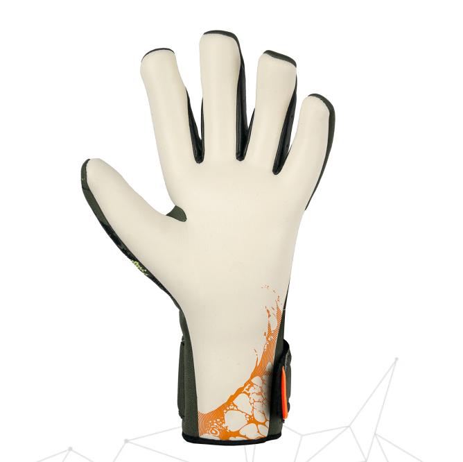 reusch reusch guanti pure contact gold x adapt. verde - arancio fluo'