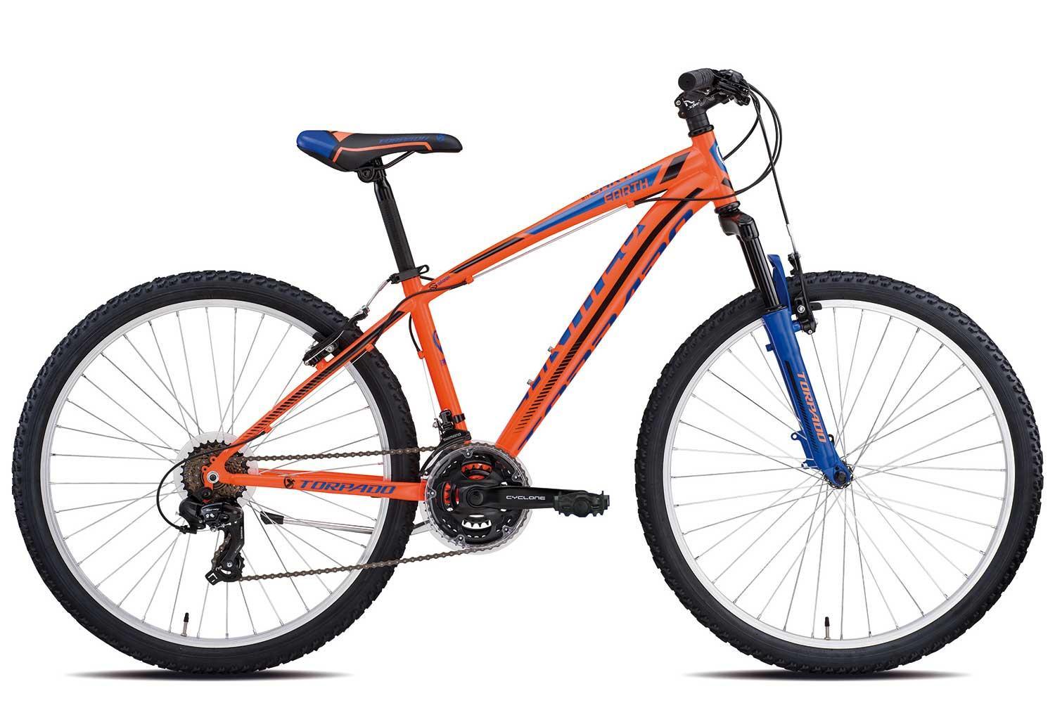 torpado torpado bici 595earth 46 tz500 21v v-brk - arancio