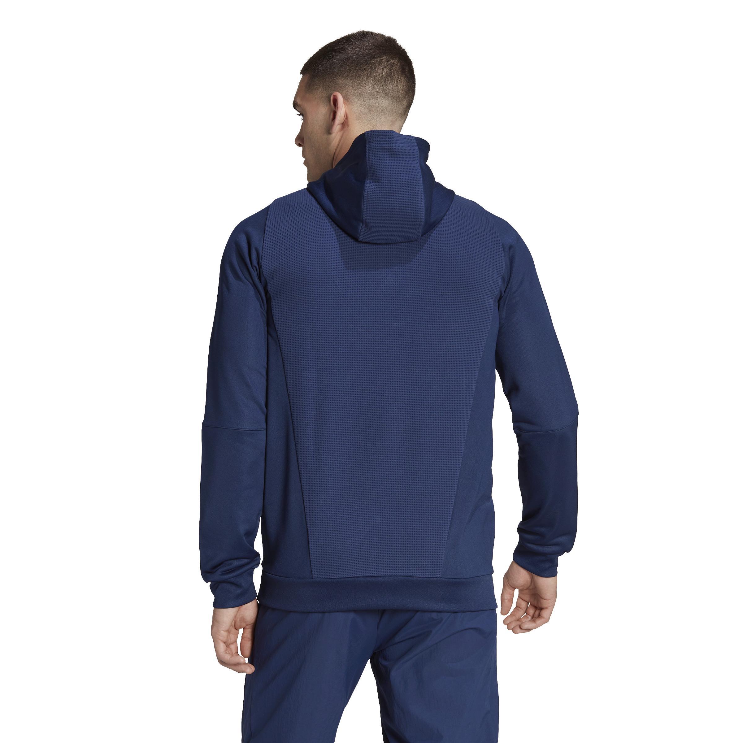 ADIDAS TIRO 23 FELPA CON CAPPUCCIO UOMO BLU SCURO HK8056