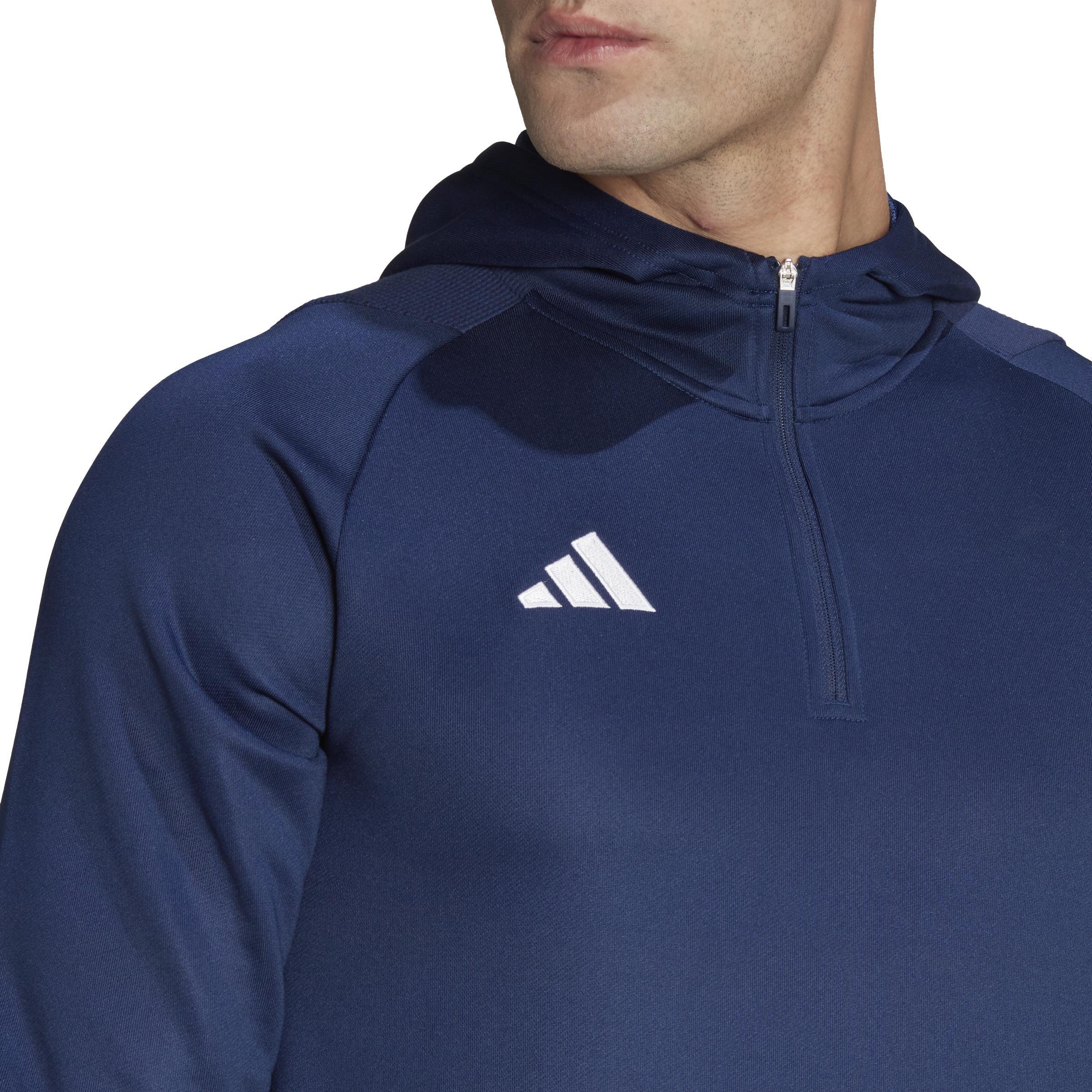 ADIDAS TIRO 23 FELPA CON CAPPUCCIO UOMO BLU SCURO HK8056