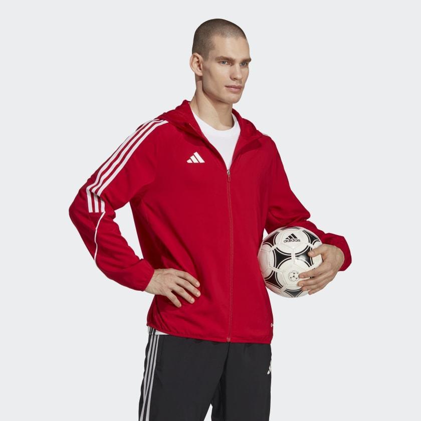 ADIDAS TIRO23 LEAGUE K-WAY ANTIPIOGGIA  ROSSO UOMO  IA1618