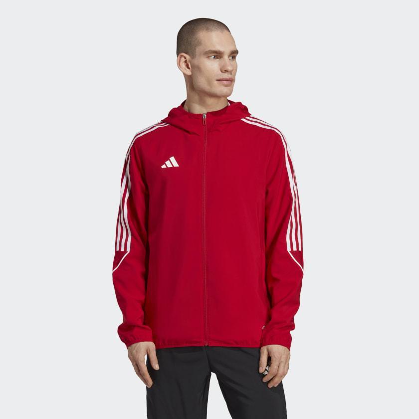 ADIDAS TIRO23 LEAGUE K-WAY ANTIPIOGGIA  ROSSO UOMO  IA1618