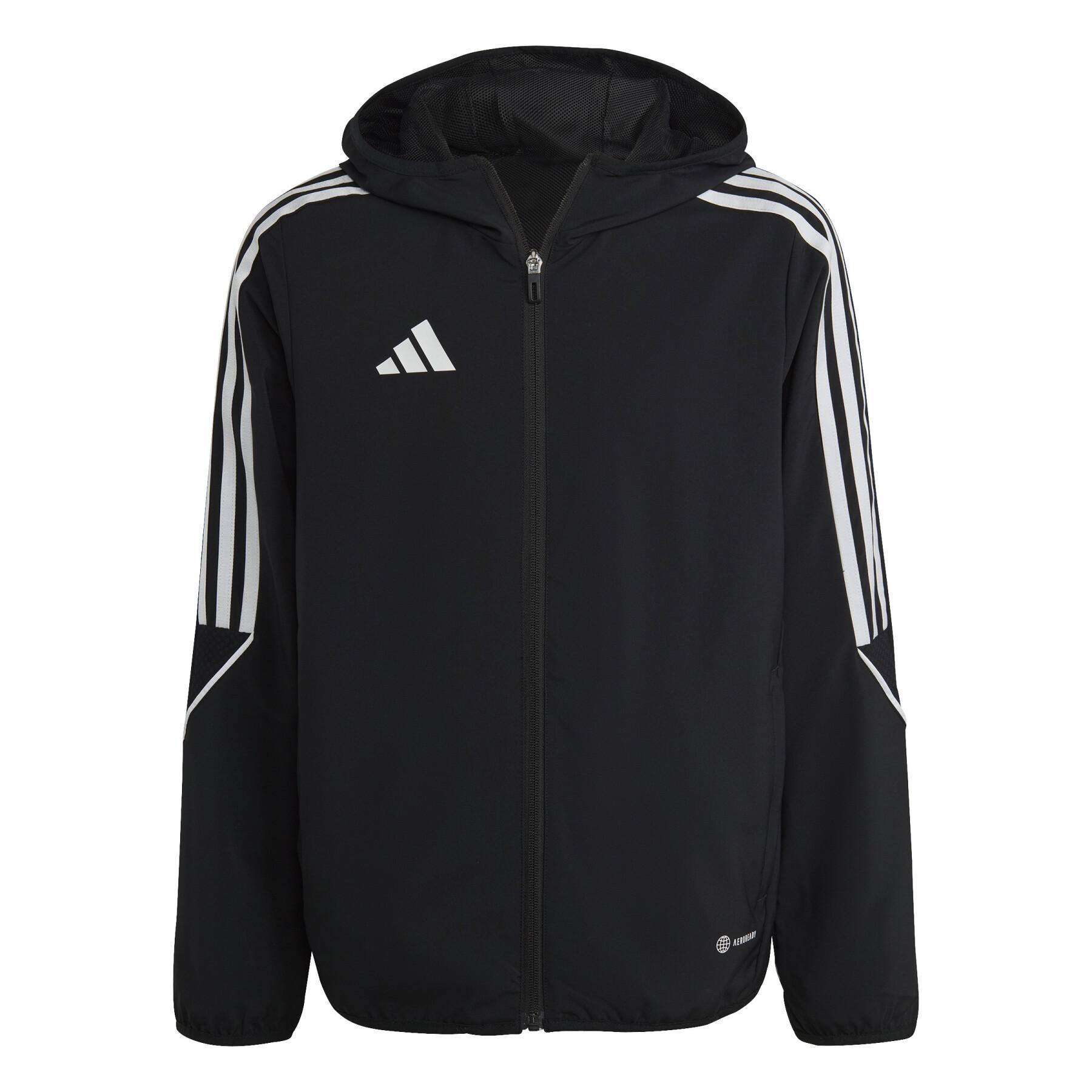 ADIDAS TIRO23 LEAGUE ANTIVENTO ANTIPIOGGIA BAMBINO  NERO IA1623