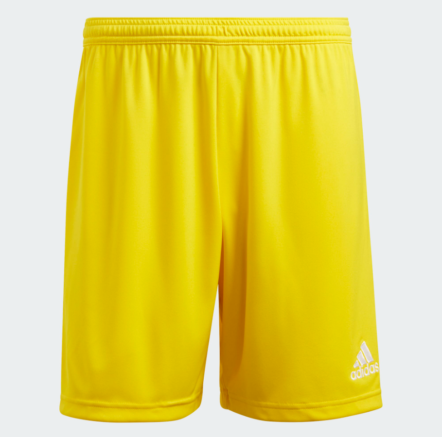 ADIDAS PANTALONCINO ENTRADA 22 SHO GIALLO IC7404