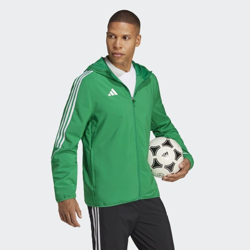 ADIDAS TIRO23 LEAGUE ANTIVENTO ANTIPIOGGIA  VERDE UOMO IA1620