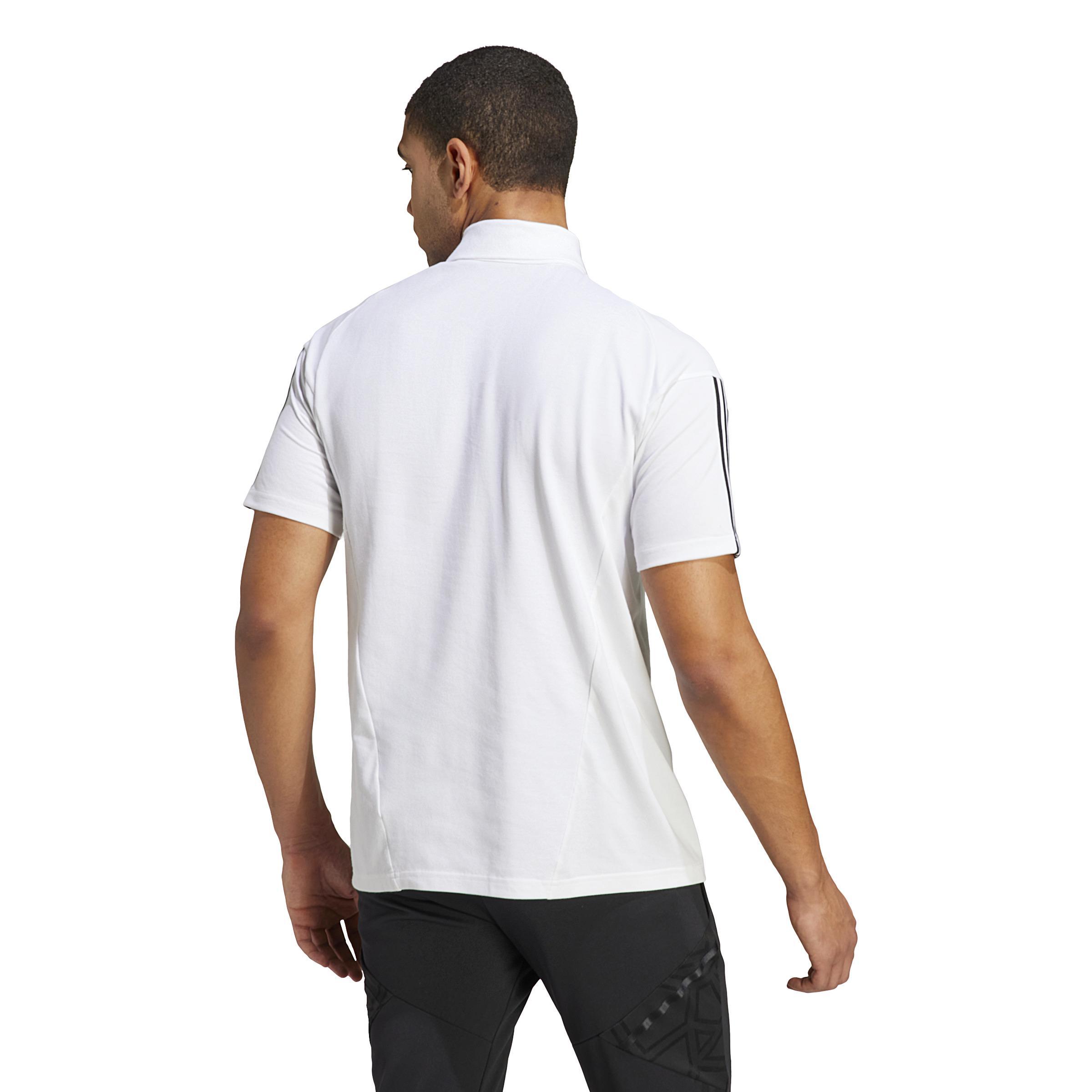 Adidas Polo in cotone Tiro 23 Competition  Bianco Uomo IC4575