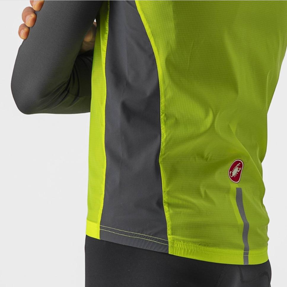 castelli castelli gilet squadra st. ves electric lime-dark g