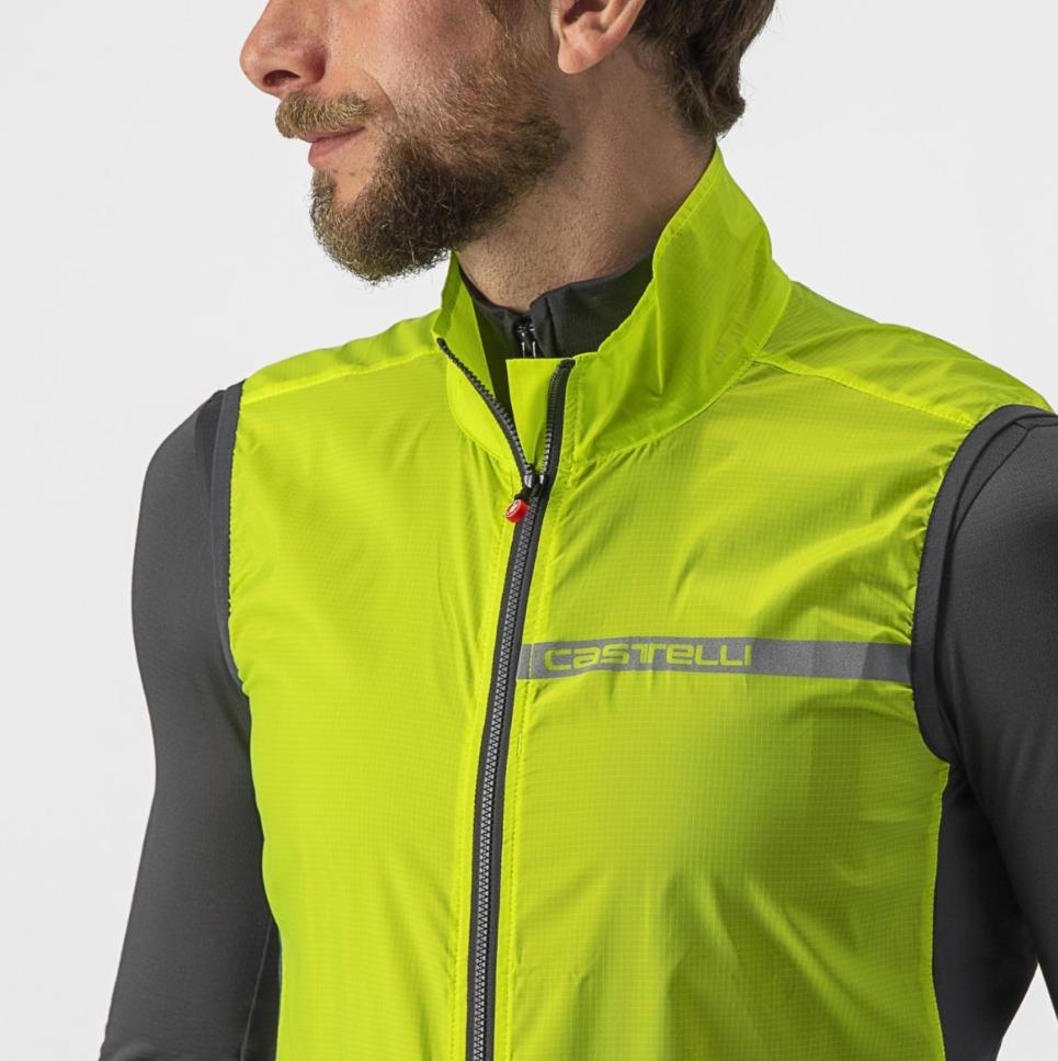 castelli castelli gilet squadra st. ves electric lime-dark g