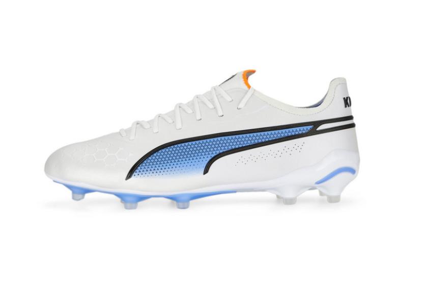 puma puma scarpa king ultimate fg/ag bianco azzurro