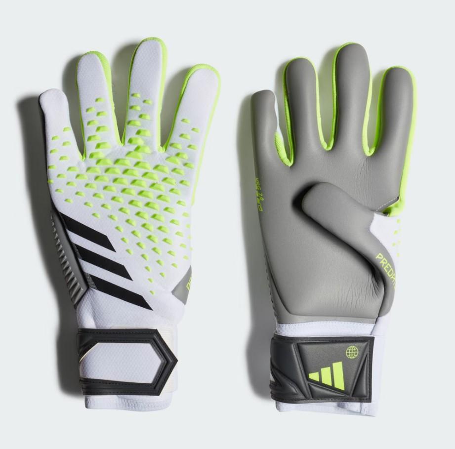 ADIDAS GUANTI PORTIERE PREDATOR GL COM BIANCO VERDE FLUO' IA0881