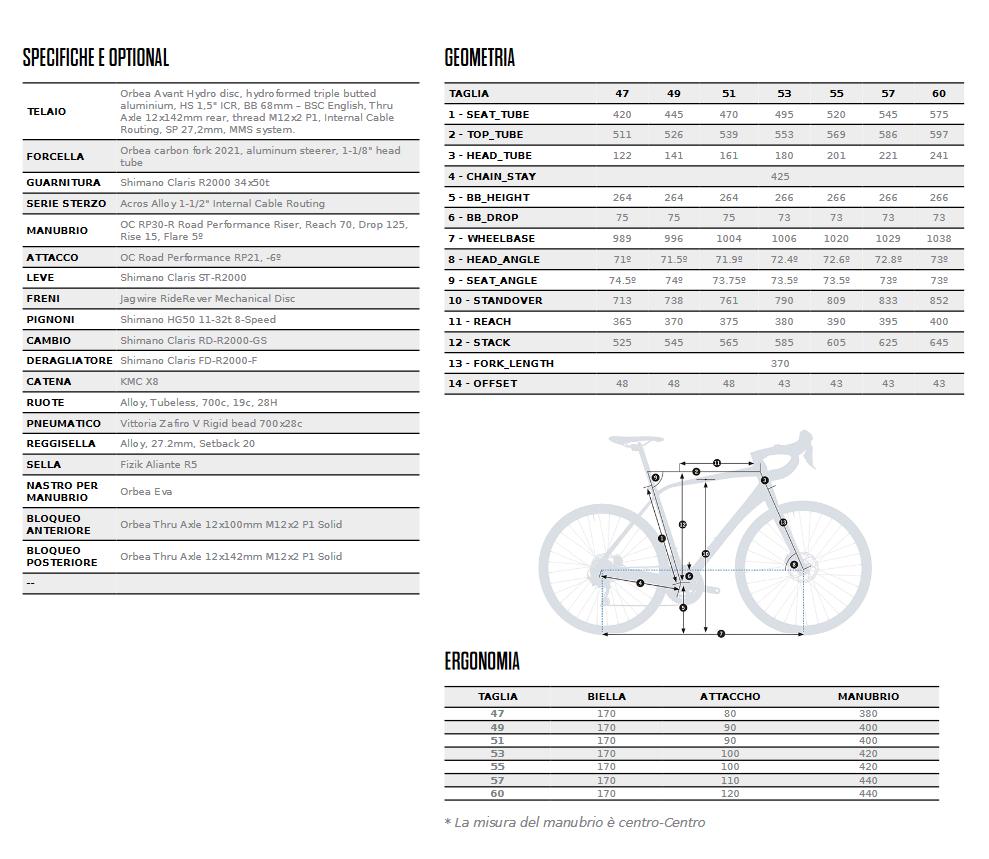 orbea orbea bici strada avant h60 53 green