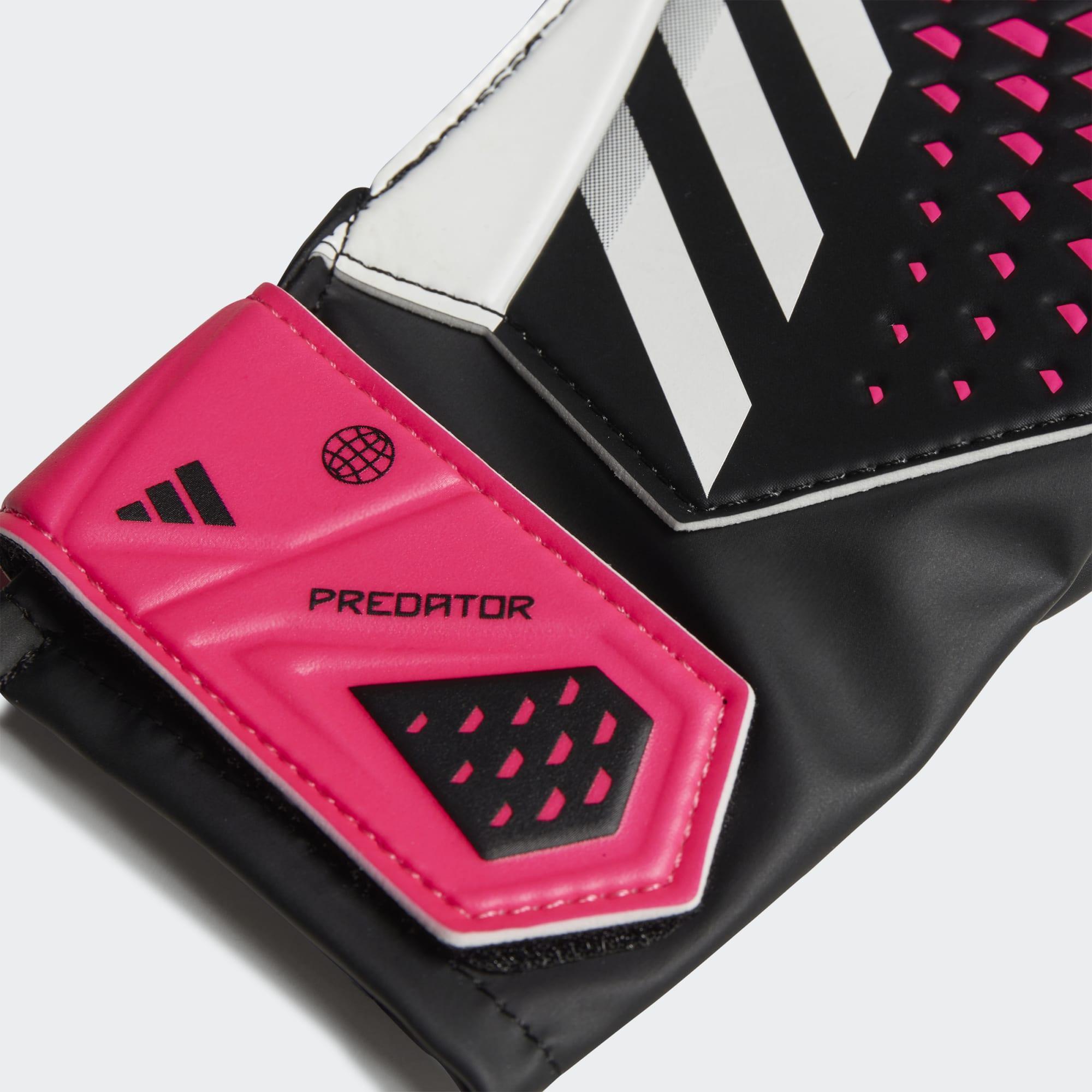 ADIDAS GUANTI PORTIERE PREDATOR  BAMBINO NERO ROSA HN5576