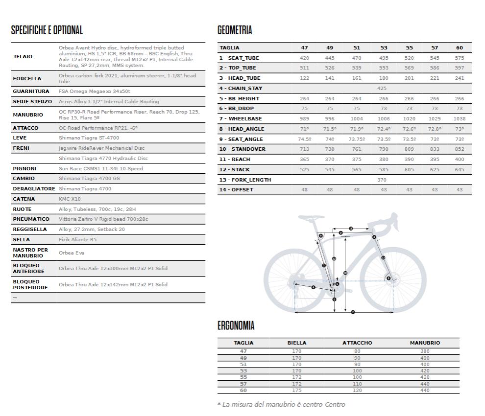 orbea orbea bici strada  avant h40 51 verde