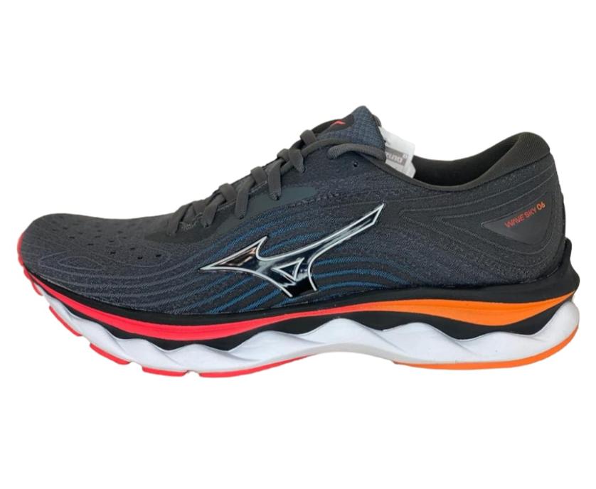 mizuno mizuno scarpa running wave sky 6 iron gate/nimbus cloud