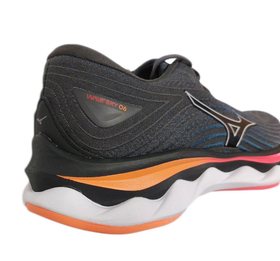 mizuno mizuno scarpa running wave sky 6 iron gate/nimbus cloud