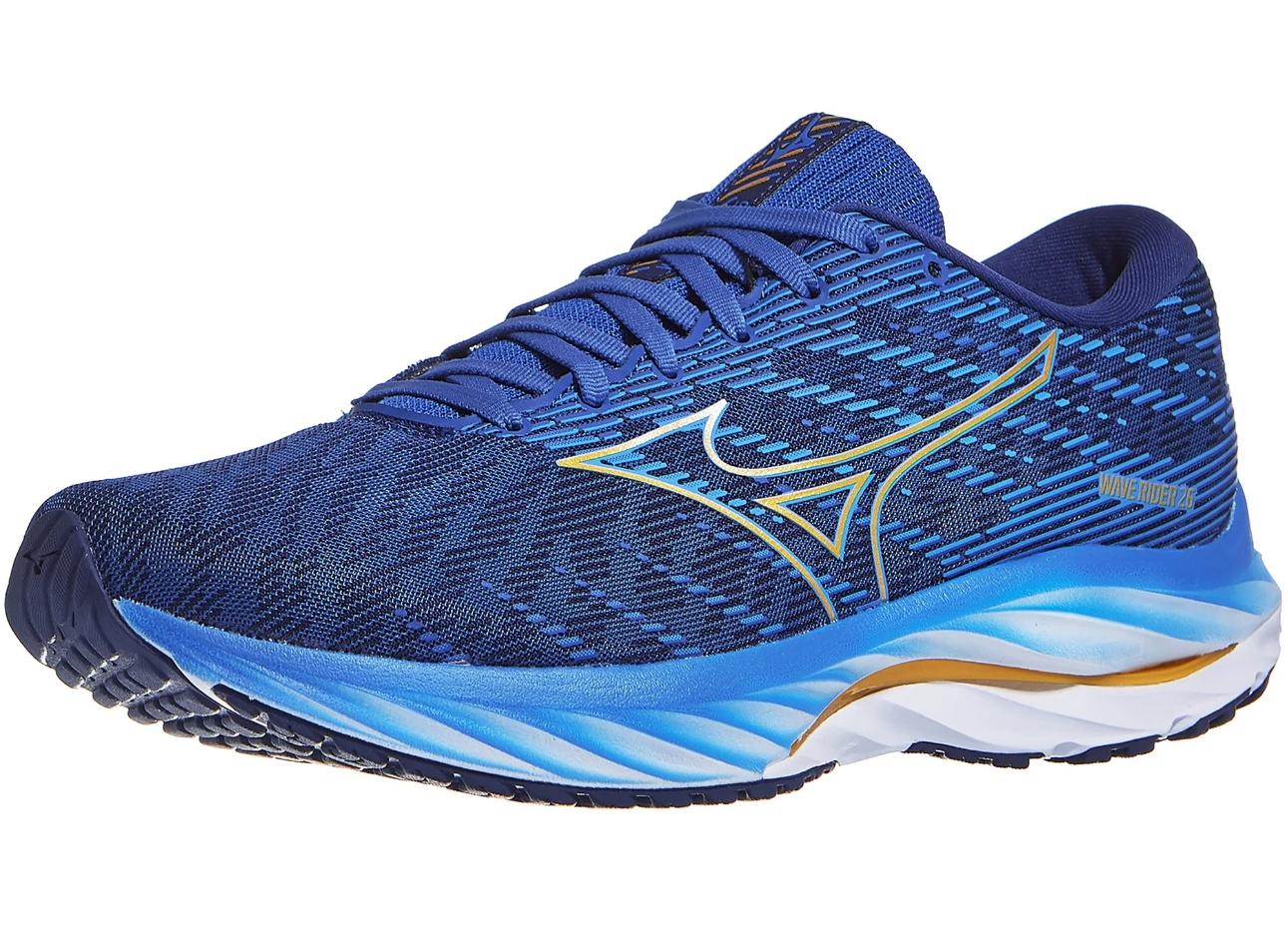 MIZUNO SCARPA RUNNING WAVE RIDER 26 SNORKEL BLUE/ORO J1GC2203-53