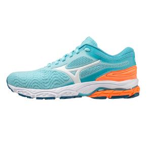 Scarpa running donna wave prodigy 4 wos celeste bianco