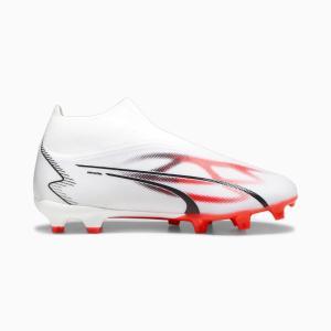 Scarpa calcio ultra match+ ll fg/ag uomo bianco