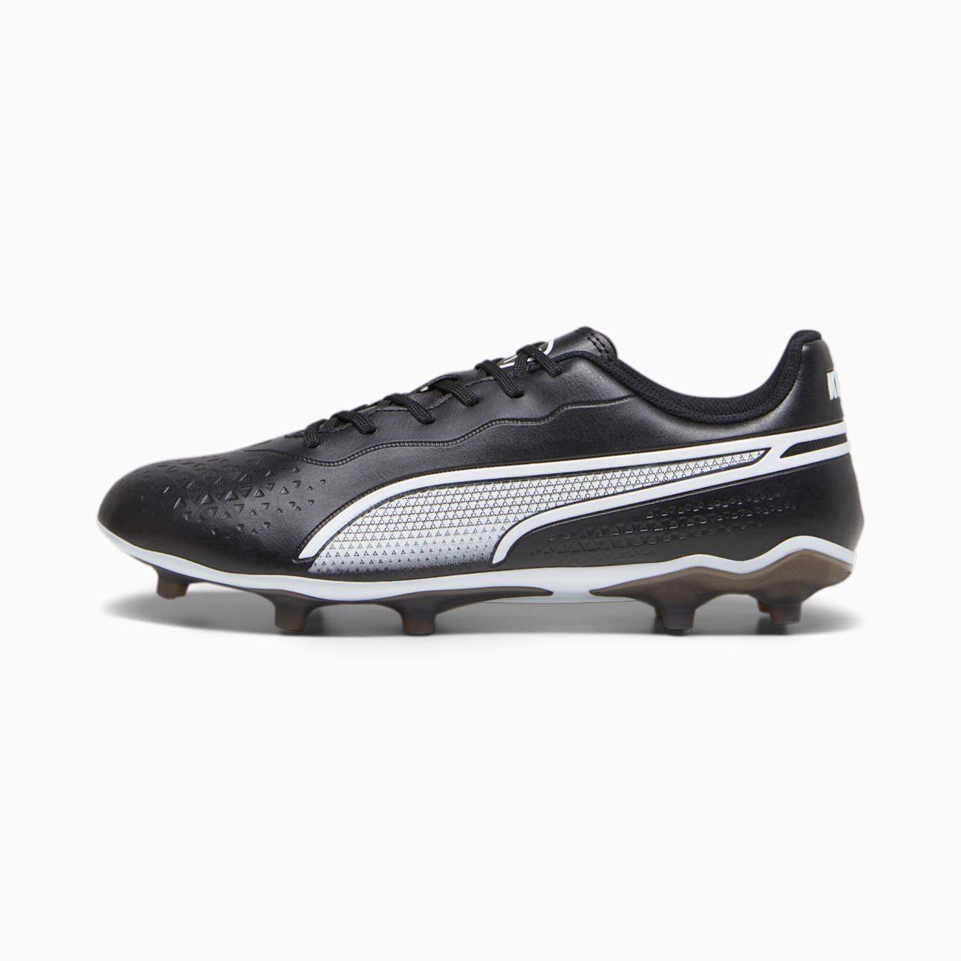 PUMA SCARPA KING MATCH  ADATTA PER TERRENI SOLIDI E TERRENI ARTIFICIALI UOMO NERO 107570-01