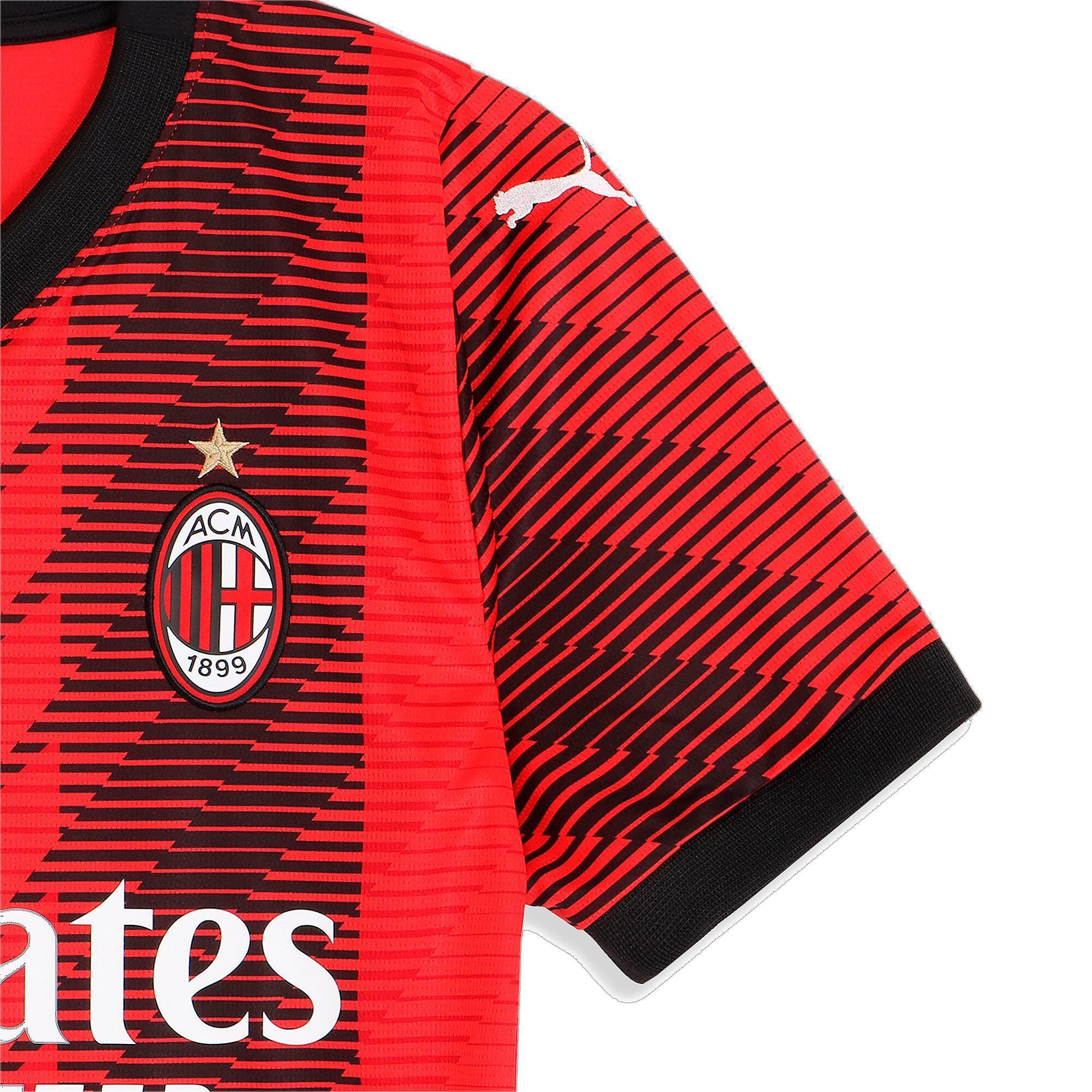 PUMA ACM MILAN HOME JERSEY REPLICA 23/24 ROSSO NERA  770383-01