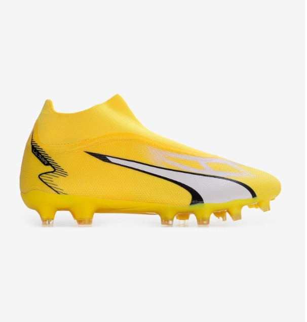 PUMA SCARPA CALCIO ULTRA MATCH+ LL FG/AG GIALLO  107511-04