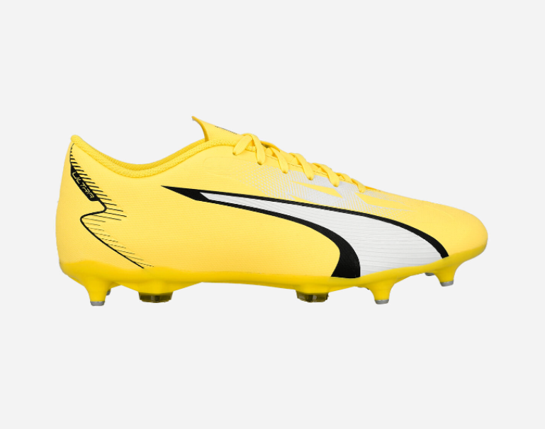 PUMA SCARPA CALCIO ULTRA PLAY MXSG TACCHETTI MISTI GIALLO 107525-04