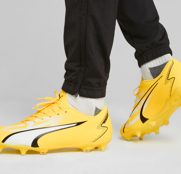 PUMA SCARPA CALCIO ULTRA PLAY MXSG TACCHETTI MISTI GIALLO 107525-04