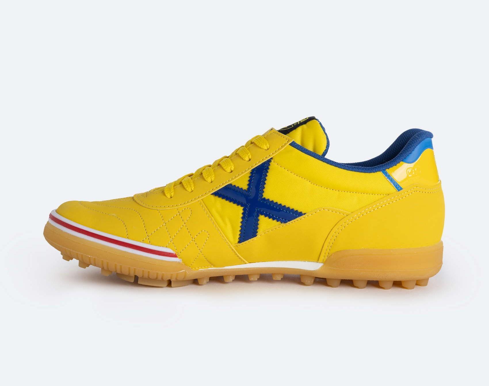 munich munich scarpa turf gresca genius 607 giallo azzurro