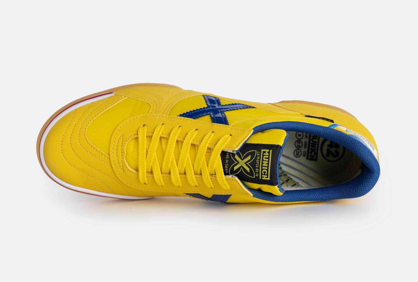 munich munich scarpa turf gresca genius 607 giallo azzurro