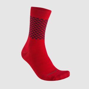 Checkmate wint socks - tango red