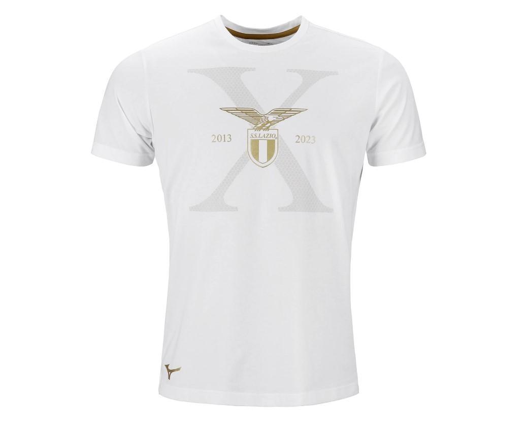 MIZUNO T-SHIRT SPECIAL TEE 1 LAZIO BIANCO ORO  P2GA2A84-01