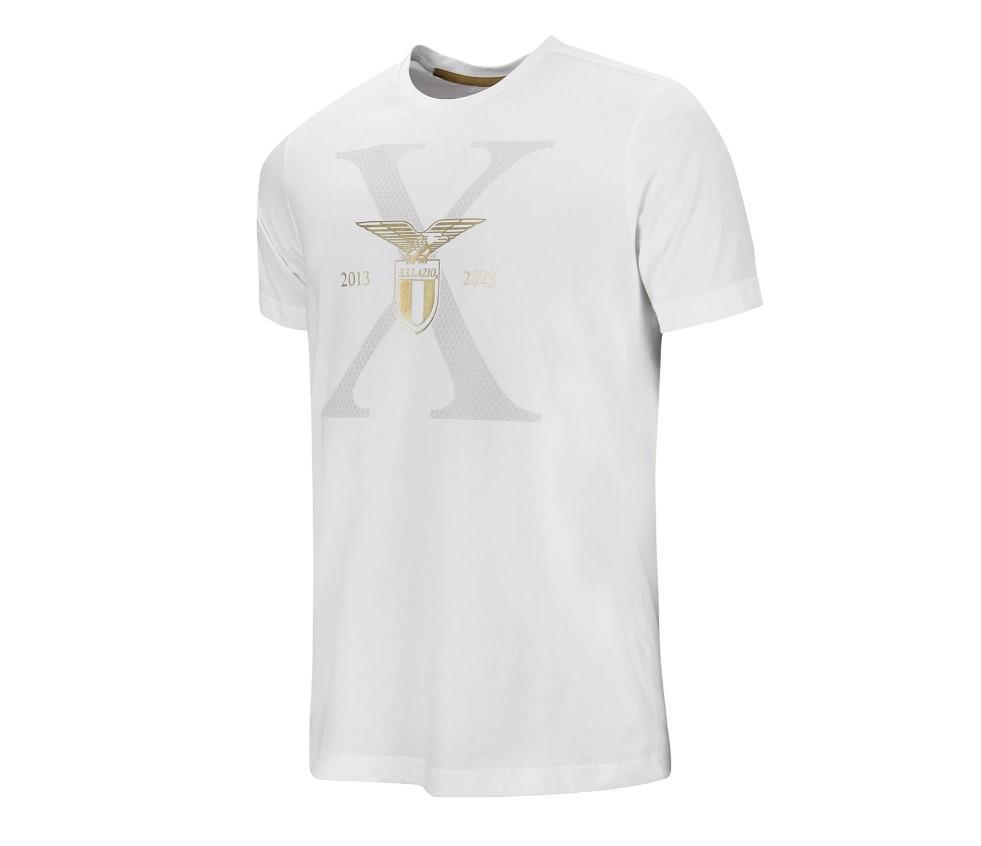 MIZUNO T-SHIRT SPECIAL TEE 1 LAZIO BIANCO ORO  P2GA2A84-01