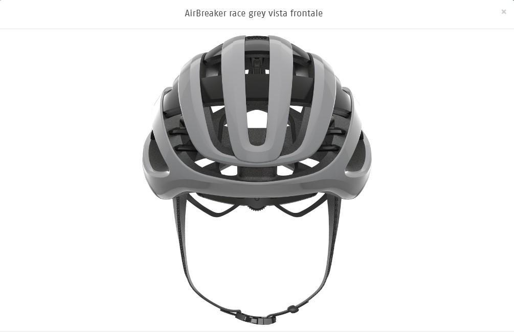 ABUS CASCO AIRBREAKER  RACE GREY M 40279