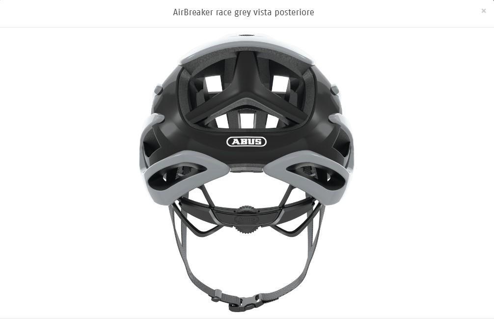 ABUS CASCO AIRBREAKER  RACE GREY M 40279