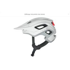 Casco cliffhanger shiny white m