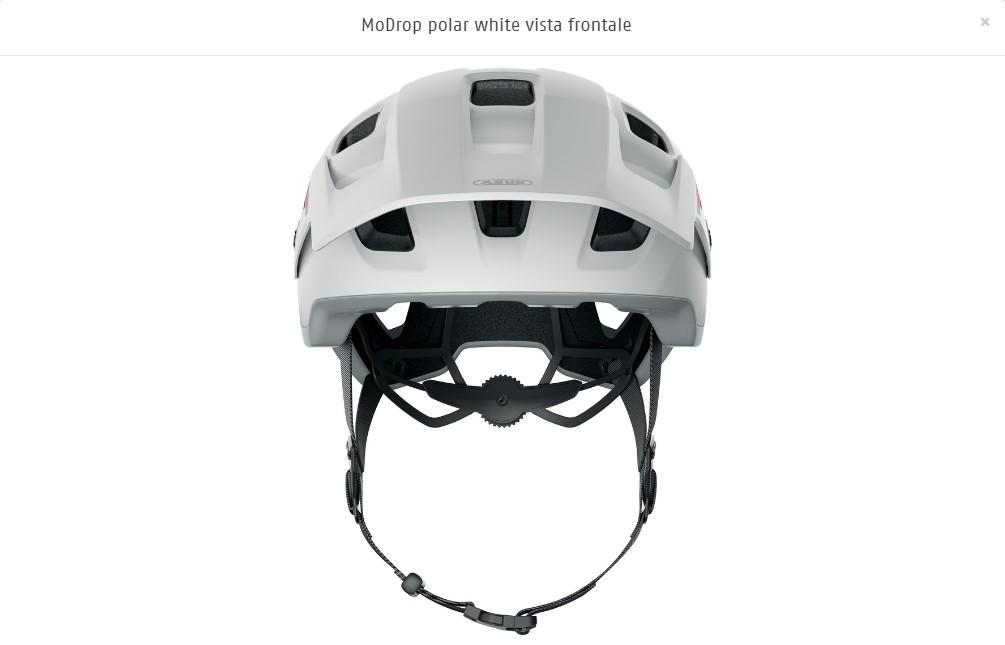 ABUS CASCO MODROP POLAR WHITE M  66476