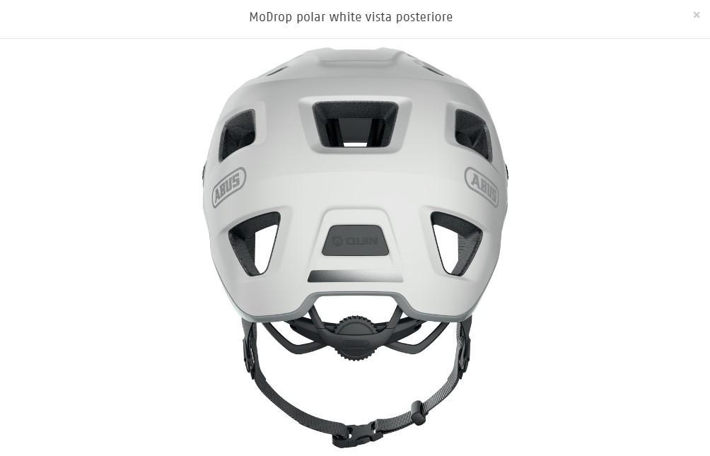 ABUS CASCO MODROP POLAR WHITE M  66476