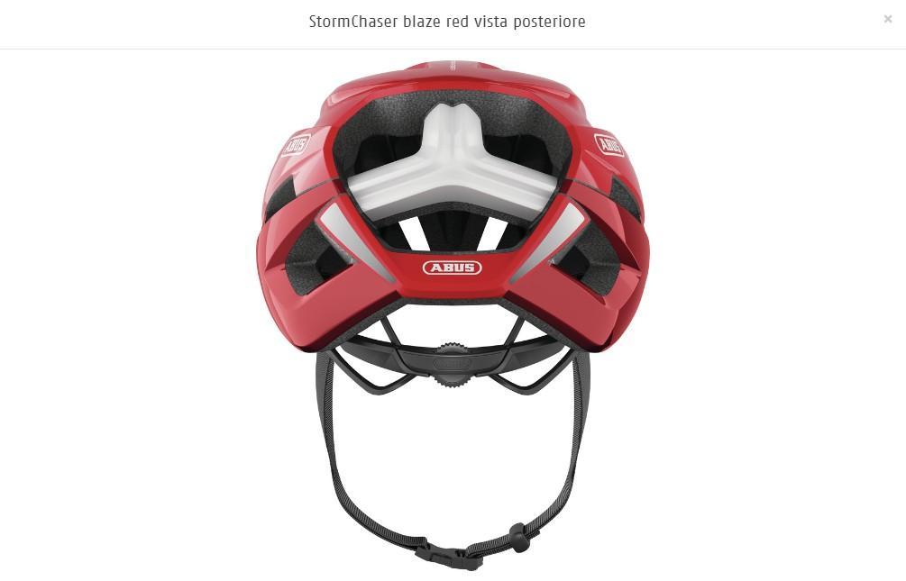 ABUS CASCO STORMCHASER BLAZE RED M 87204