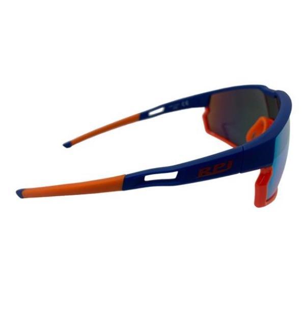 RPJ OCCHIALI DA SOLE SPORTIVI JACOB BLUE NAVY M. MULTILASER ARANCIO SJ564607