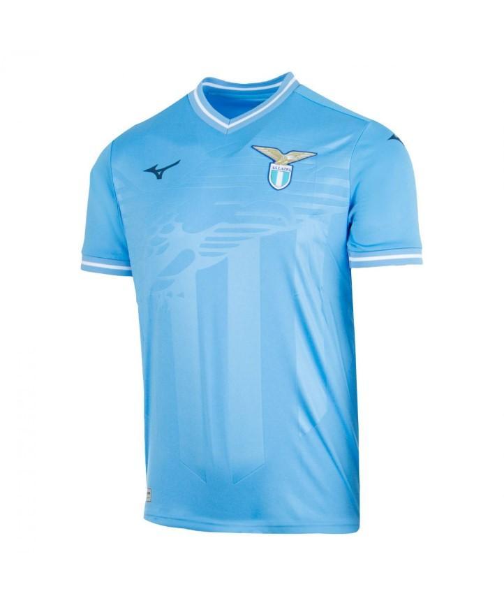 MIZUNO MAGLIA GARA HOME SS JERSEY LAZIO BAMBINO 23/24 CELESTE  P2GAAY76-23