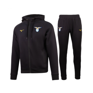 Tuta felpata full zip con cappuccio ss lazio  nera 23-24