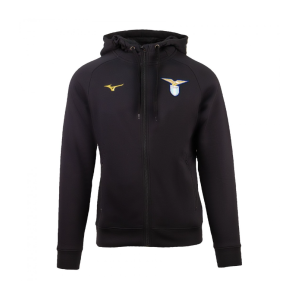 Tuta felpata full zip con cappuccio ss lazio  nera 23-24