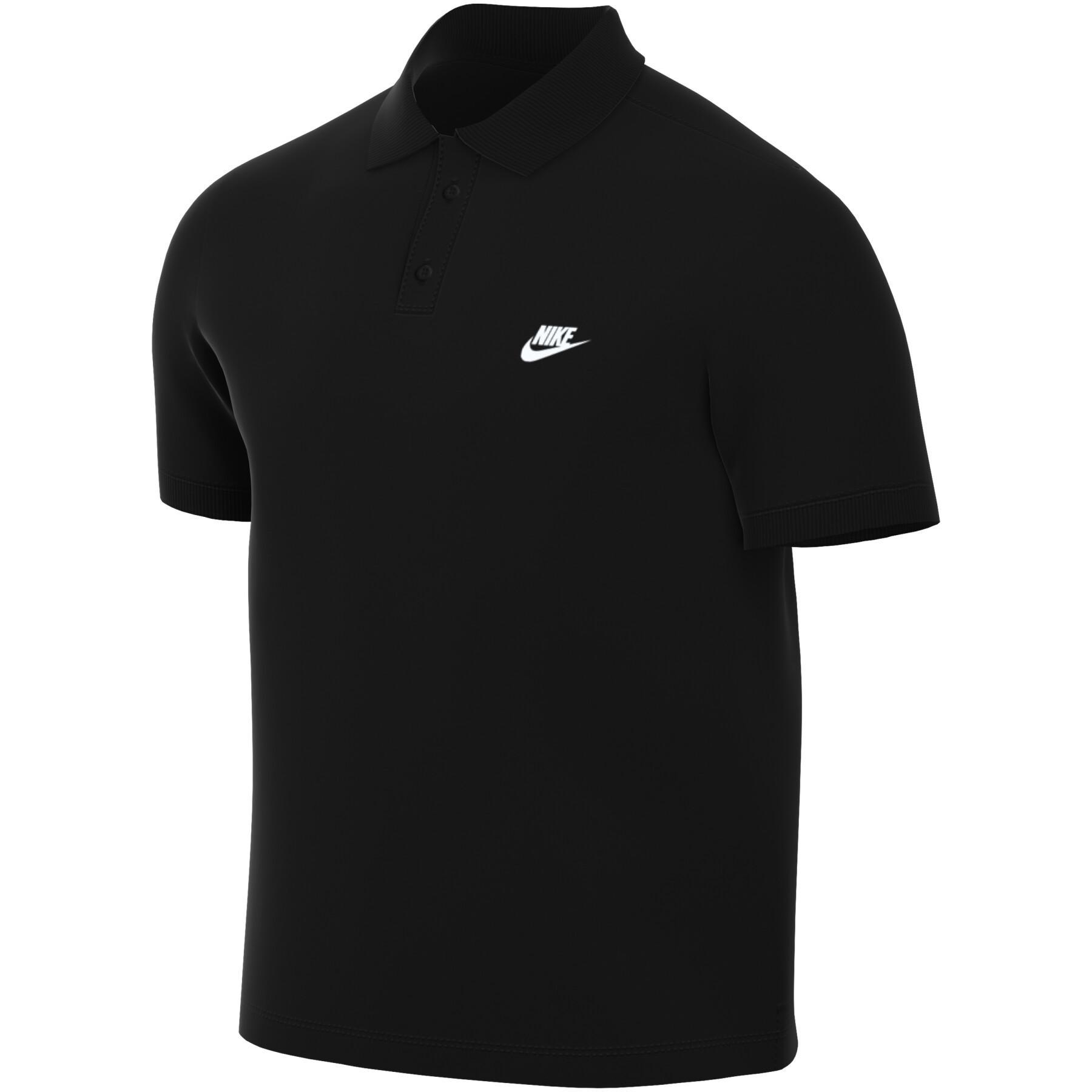 NIKE POLO CLUB  PIQUE UOMO NERO FN3894-010