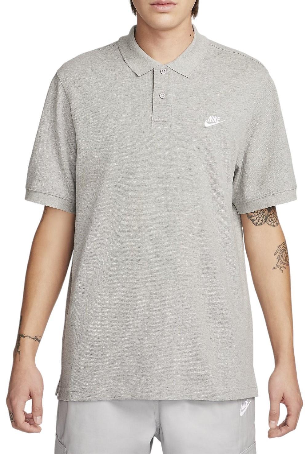 NIKE POLO CLUB SS PIQUE GRIGIO UOMO POLO FN3894-063