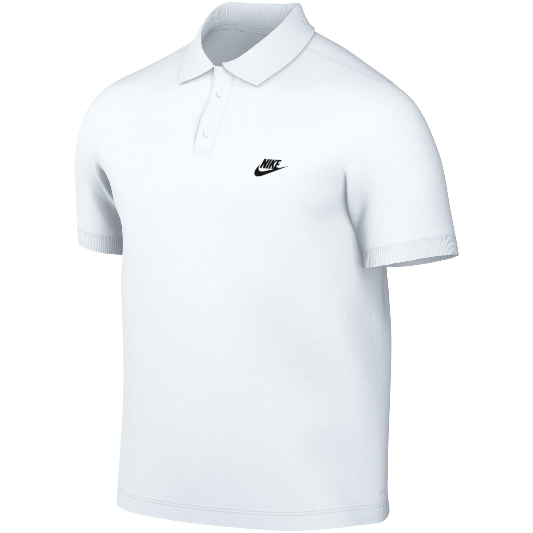 NIKE POLO CLUB  PIQUE BIANCO UOMO FN3894-100