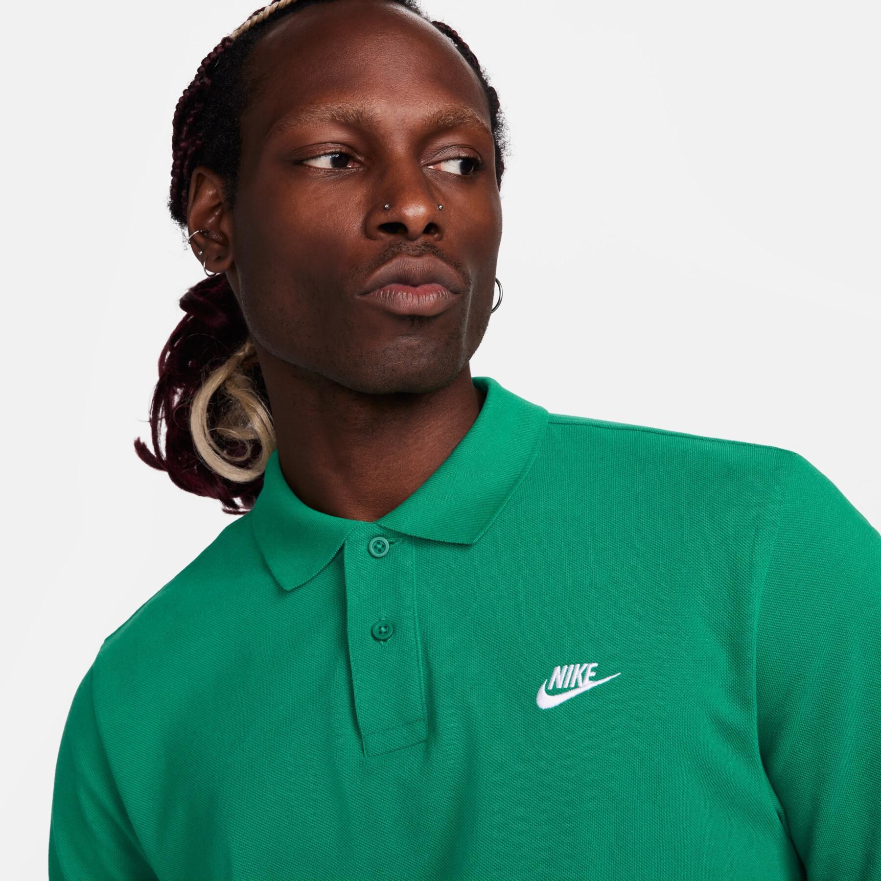 NIKE POLO CLUB PIQUE VERDE UOMO FN3894-365