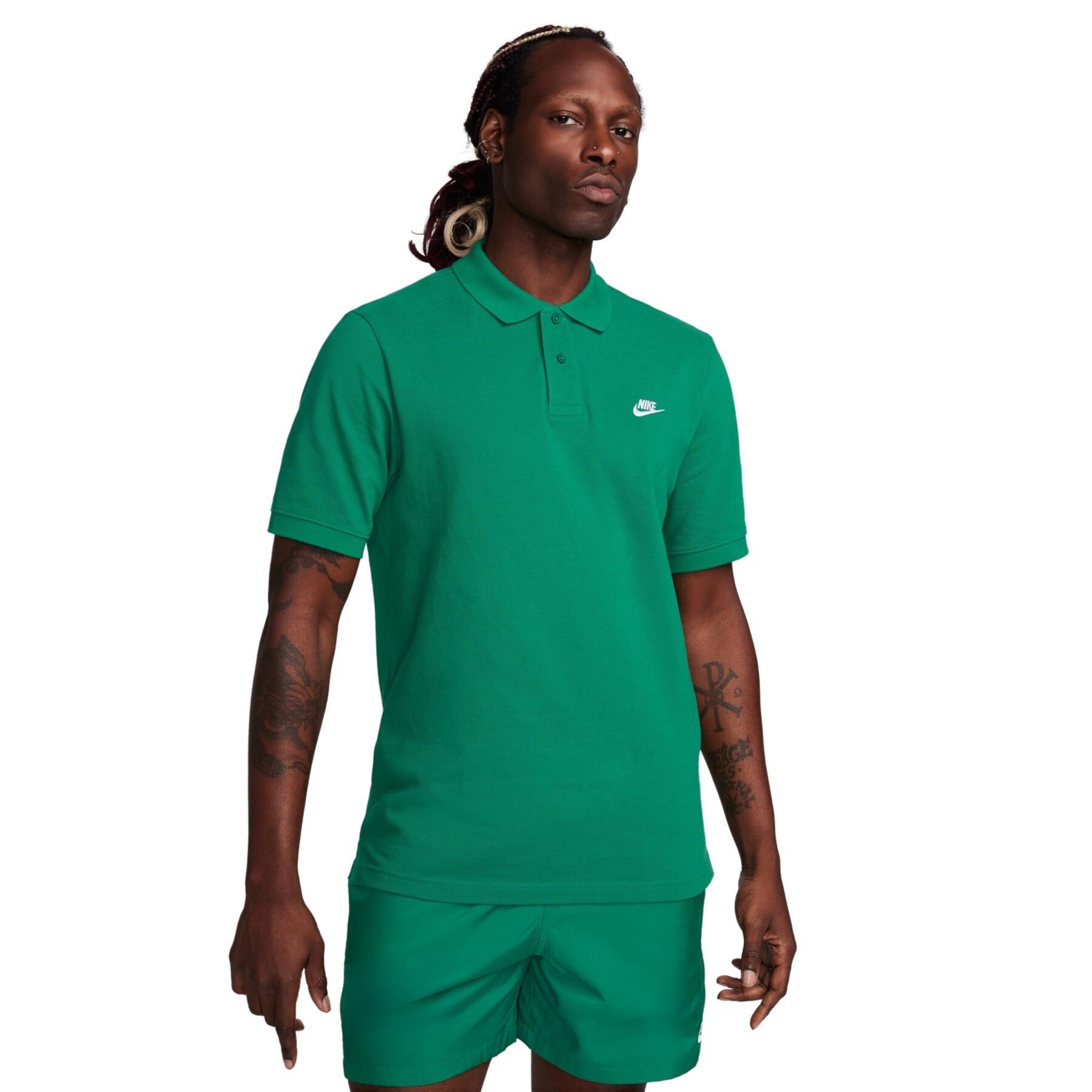 NIKE POLO CLUB PIQUE VERDE UOMO FN3894-365