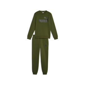 Ess+ no.1 logo sweat suit fl b jr. - green